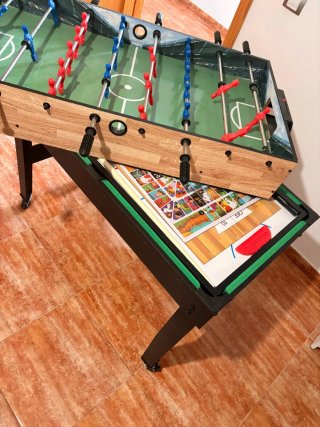 Mesa Futbolín Multijuegos 15 en 1
