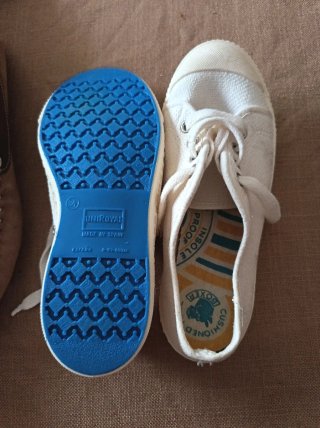 Zapatos lona blancos Uniroyal niña Talla 34