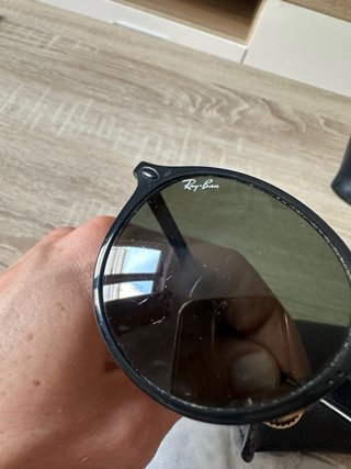 Gafas de Sol Ray-Ban Redondas Negras + Funda