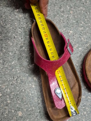 Birkenstock infradito glitter rosa 38
