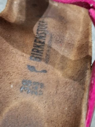 Birkenstock infradito glitter rosa 38