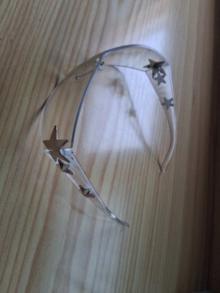 Gafas de sol transparentes con estrellas