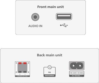 Philips TAM3205M2 Equipo de Sonido Estéreo