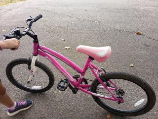 Bicicleta niña rosa