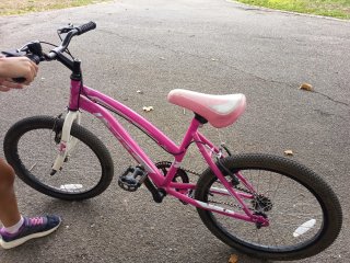 Bicicleta niña rosa