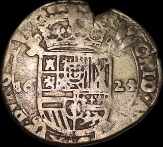 Escalin Felipe III 1624 Flandes Plata