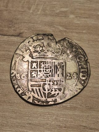 Escalin Felipe III 1624 Flandes Plata