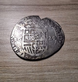 Escalin Felipe III 1624 Flandes Plata