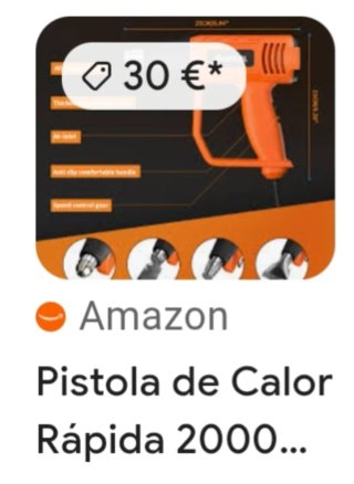 Pistola de Calor Seekone 2000W
