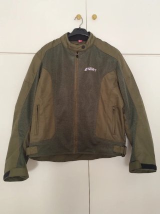 Chaqueta Moto EIGHT Aero-Flow Kaki