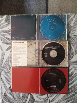 Lote 7 CDs David Bisbal y Chenoa