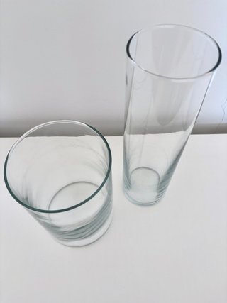IKEA jarrones vidrio cristal decoración plantas