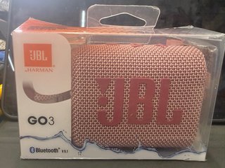 Altavoz JBL GO3 Bluetooth Rosa/Rojo