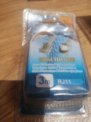 Cable Teléfono RJ11 3m
