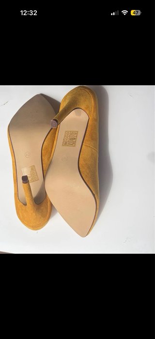 Zapatos de tacón Stiletto amarillos talla 40