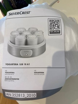 Yogurtera SilverCrest con 7 tarros