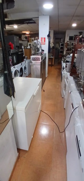Frigorífico combi blanco y acero