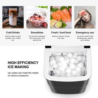 Máquina de cubitos de Hielo Compacta 12kg/día