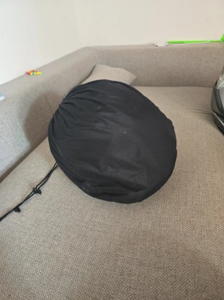 Casco de moto negro