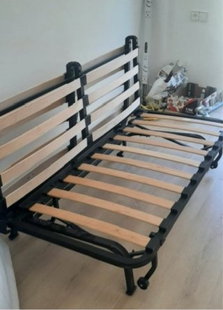 Sofá Cama IKEA Gris.