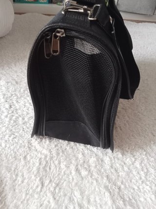 Transportín Noblezza Negro Gato/Perro Pequeño