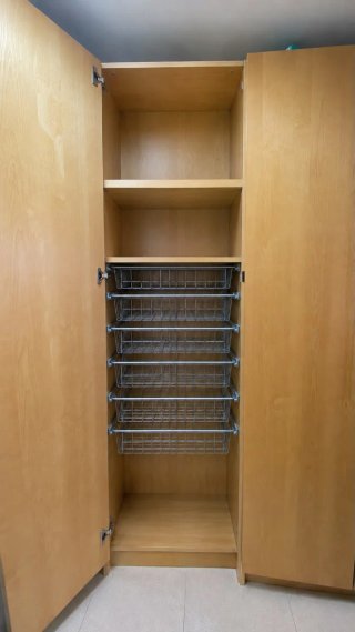Armario ropero madera 3 puertas