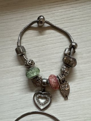 Lotto Braccialetti Argento e Rosa