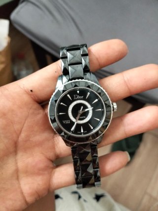 Reloj Dior VIII Automático Negro Plata