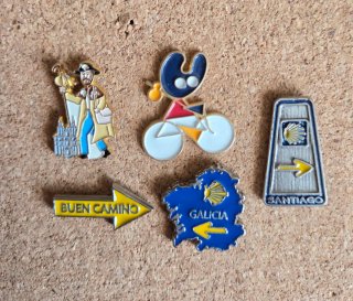Lote2. Pins Camino de Santiago