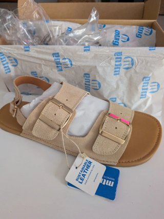 Sandalias barefoot MTNG Free Beige Modelo Lara 41