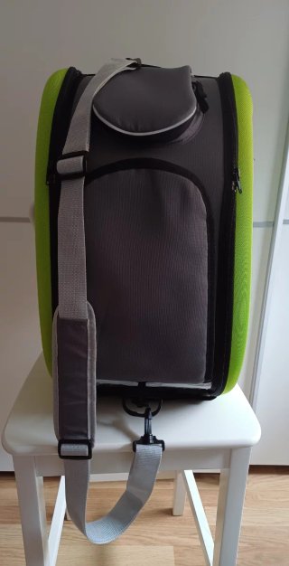 Transportín mochila mascotas como nuevo