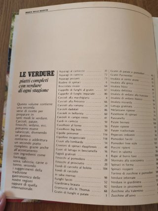 Libri vintage di ricette