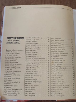 Libri vintage di ricette