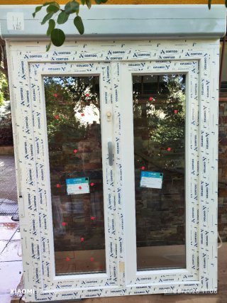 Puerta Balconera PVC CORTIZO, a Medida 140x197cm.
