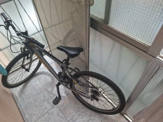 Bicicleta de montaña gris 26 Talla S
