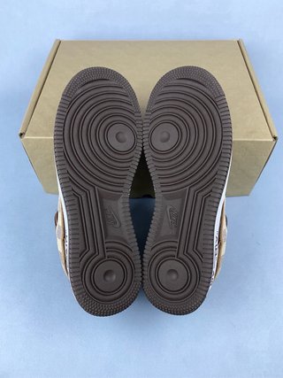 Zapatilla Air Force 1 X Louis Vuitton Beige/Marrón