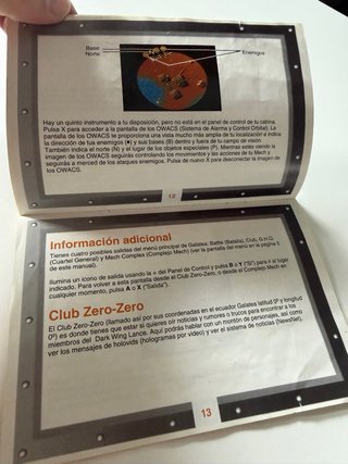 Manual Mechwarrior Super Nintendo PAL
