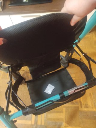 Andador Plegable con Cesta y Frenos