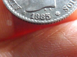 50 Céntimos España 1880