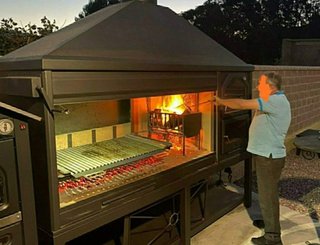 Parrilla para barbacoa de obra a medida