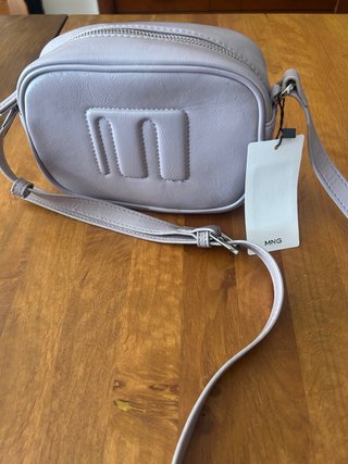 Bolso de hombro Mango morado