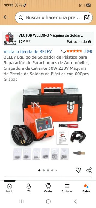 Soldador de plástico Hot Stapler