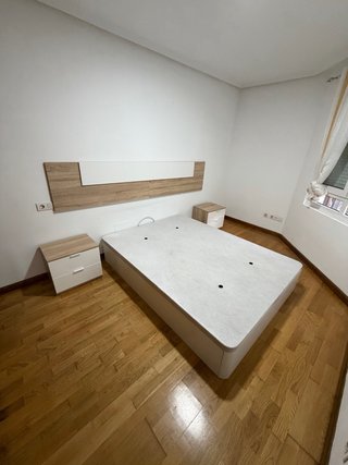 Cama completa madera y plástico