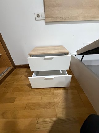 Cama completa madera y plástico