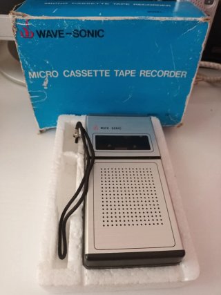 Grabadora Wave-Sonic Plata Vintage