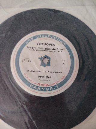 Raro Francia Beethoven Yves Nat