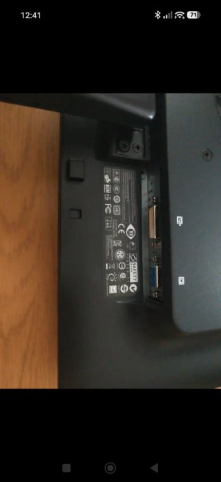 Monitor HP Negro