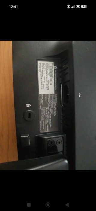 Monitor HP Negro