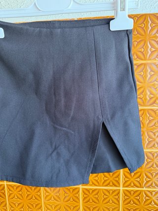 Falda pantalón niña negra