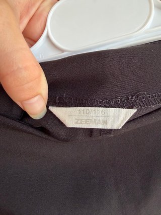 Falda pantalón niña negra